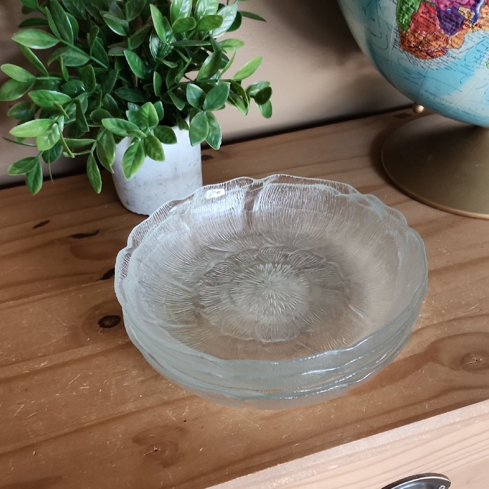 4 Arcoroc FLEUR salad Plates